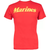 Marines T-Shirt Red Yellow Imprint