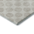3' X 5' Ivory And Beige Polka Dot Washable Area Rug With UV Protection