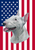 Bull Terrier - Best of Breed American Flags House and Garden Size