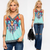 Roma Top In Tribal Print