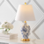 24" Gold Urn Table Lamp With Empire Shade