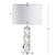 26" Clear Novelty Table Lamp With Drum Shade