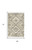 4' X 6' Beige And Gray Geometric Shag Non Skid Area Rug With Fringe