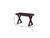 47" Espresso Wood X-Shape Writing Desk