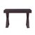 47" Espresso Wood X-Shape Writing Desk