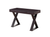 47" Espresso Wood X-Shape Writing Desk