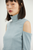 Fussed | Cloudburst Grey High Neck Top