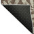 5' X 8' Brown And Beige Floral Washable Area Rug With UV Protection