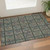 3' X 5' Fern Green Purple And Teal Medallion Washable Area Rug With UV Protection