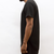 SEAMED SCALLOP TEE- BLACK