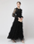 Elegant Ruffle Layered Mesh Lace Dress
