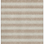 10' X 14' Beige And Taupe Striped Washable Area Rug With UV Protection