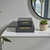 10" Set Of Two Black Solid Wood Jewelry Box With Decorative Hardware