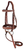 Laureate by Henri de Rivel Fancy Stitched Bridle with Wide Caveson and Laced Reins