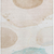 10' X 14' Beige Ivory And Teal Abstract Washable Area Rug With UV Protection