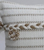 Handwoven Throw Pillow Cover - White & Beige - 14x24