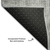 10' X 14' Charcoal Gold And Silver Geometric Washable Area Rug With UV Protection