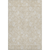 5' X 8' Beige And Ivory Floral Washable Area Rug With UV Protection