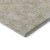 5' X 8' Beige And Ivory Floral Washable Area Rug With UV Protection