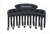 Patent Hair Claw Assorted Teeth Black