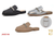 YOKI Women's Quilted Mules With Braided Stones flat