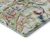 10' X 14' Ivory Blue And Pink Paisley Washable Area Rug With UV Protection
