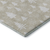 10' X 14' Beige And Ivory Abstract Geometric Washable Area Rug With UV Protection