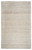 3' X 5' Natural And Beige Wool Chevron Hand Woven Area Rug