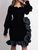 RUFFLE VELVET Babydoll PARTY DRESS
