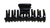 Flat Tubular Rake Hair Claw