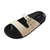 Womens Open Toe Comfort Flat Sandals Single Buckle Adjustable Straps Flat Slides