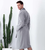 Men's Plush Lined Double Layer Microfiber Robe