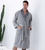 Men's Plush Lined Double Layer Microfiber Robe