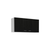 39" Black and White Wood Wall Mounted Accent Cabinet With Two Doors