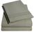 Taupe 200 Embroidery Soft Sheet Set Wrinkle Resistant