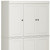 72" Off White Solid Wood Six Door Two Drawer Pantry Or Storage Closet