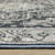 8' Blue And Gray Medallion Runner Rug