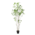 47" Green Artificial In Cylindrical Black Pot