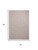 5' X 8' Ivory Beige And Tan Jute Hand Woven Area Rug