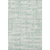 10' X 14' Mint Green And Ivory Striped Washable Area Rug With UV Protection