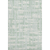 10' X 14' Mint Green And Ivory Striped Washable Area Rug With UV Protection