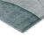 3' X 5' Teal Gray And Ivory Abstract Washable Area Rug With UV Protection