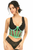 Lavish Holo & Fishnet Underwire Waist Cincher Corset