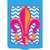 Garden, Chevron Fleur De Lis