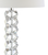 26" Clear Novelty Table Lamp With Drum Shade