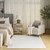 4' X 6' White Non Skid Area Rug