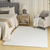 4' X 6' White Non Skid Area Rug