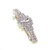 Oval Burst Swarovski Crystal Barrette