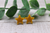 Glitter Gold Star || Stud Earrings || Hypoallergenic