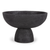 8" Black Aluminum Decorative Bowl